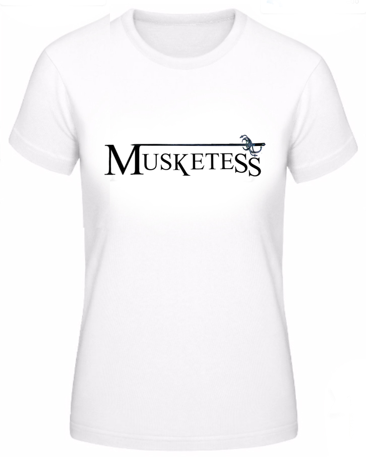 musketess fanartikel schwarz t-shirt
